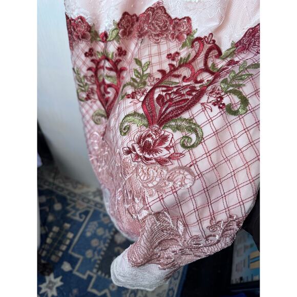 Marchesa Notte Dress Floral Embroidered NWT $595 Sleeveless Knee Length Sz 14 - Picture 7 of 7